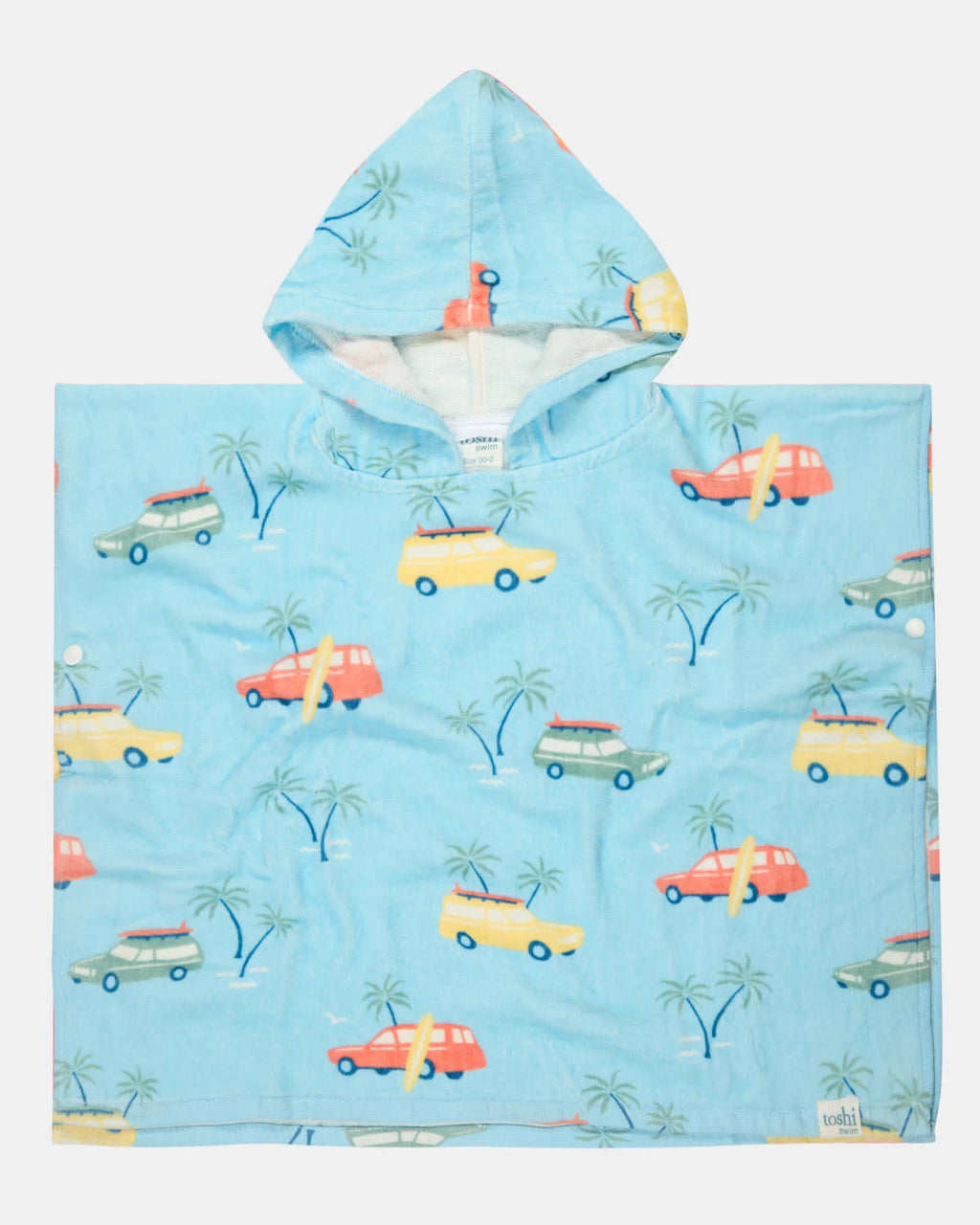 Hooded Towel Paradise Swell Seekers Sky | Toshi