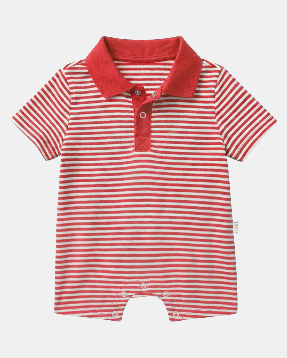 Toshi Onesie S/S Polo Mini | Lobster
