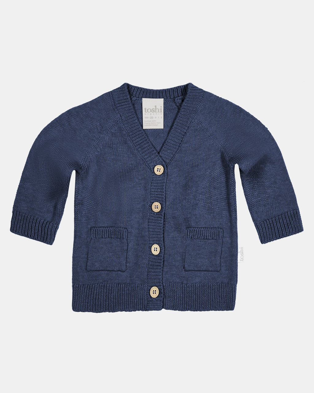 Organic Cardigan Remy - Ink