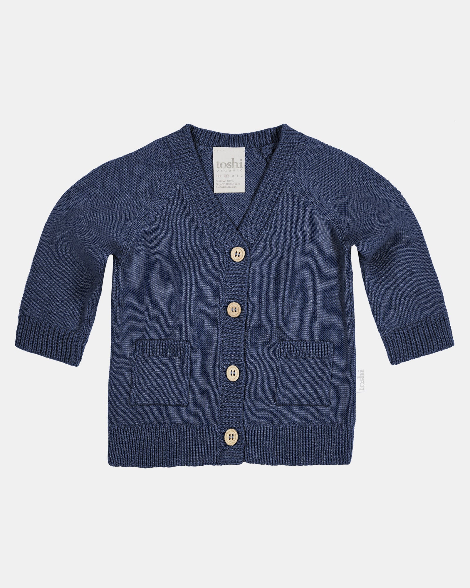 Organic Cardigan Remy - Ink