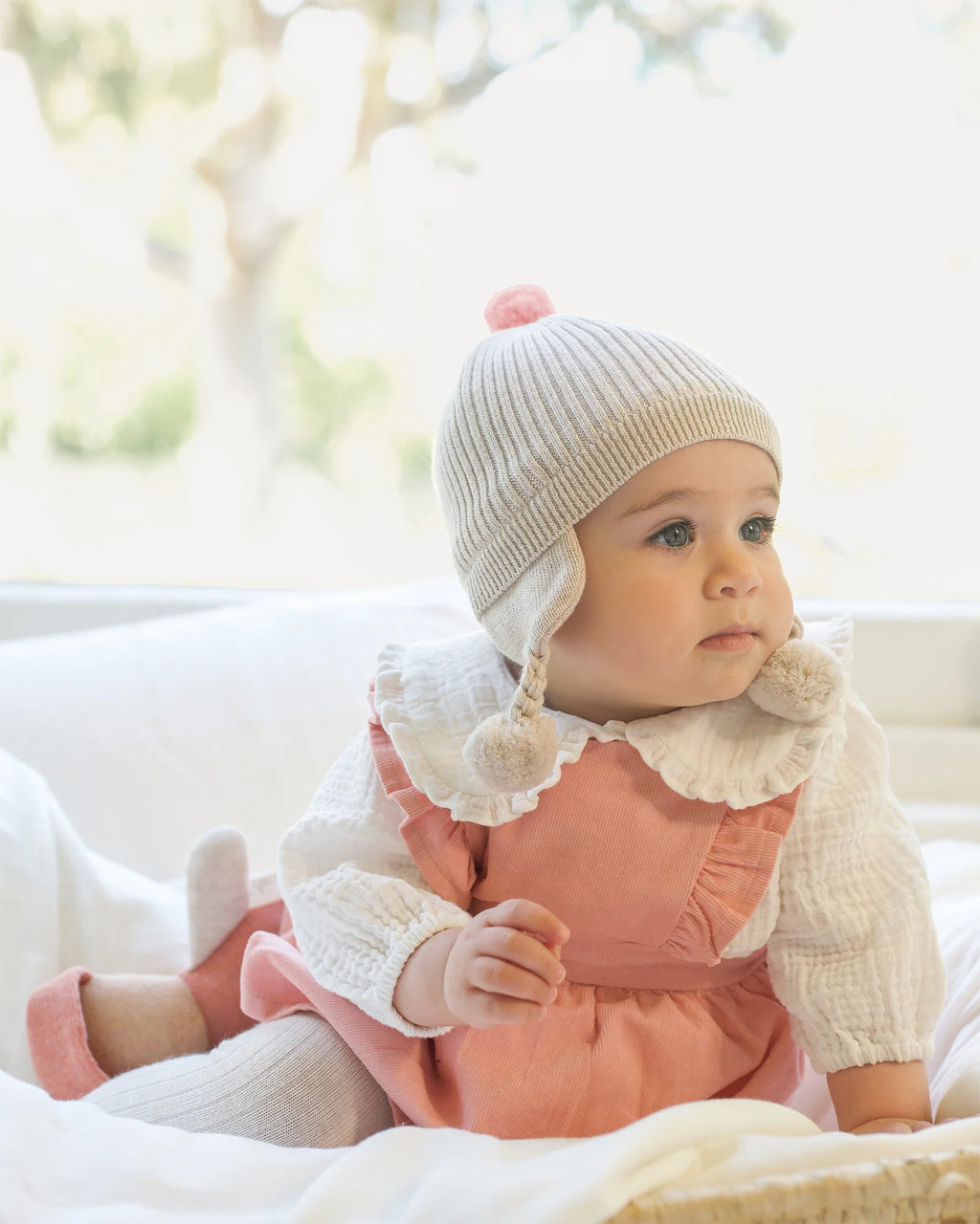 Organic Earmuff Bobby - Oatmeal