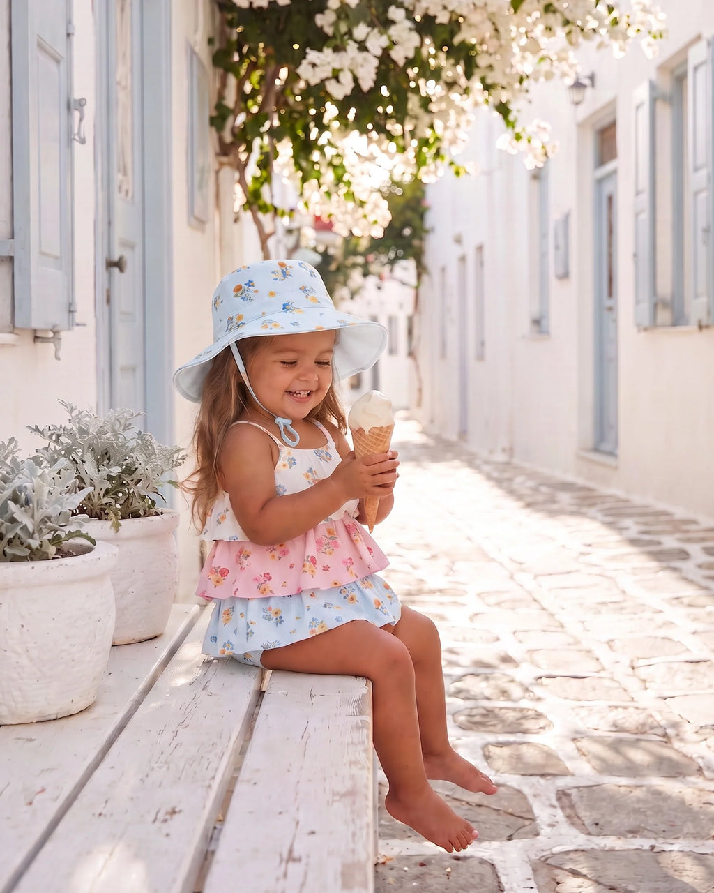 Aqua Maddie Sunhat UPF 50+ | Toshi