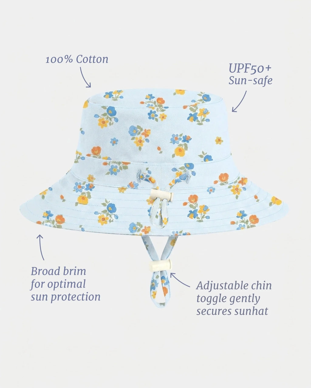 Aqua Maddie Sunhat UPF 50+ | Toshi