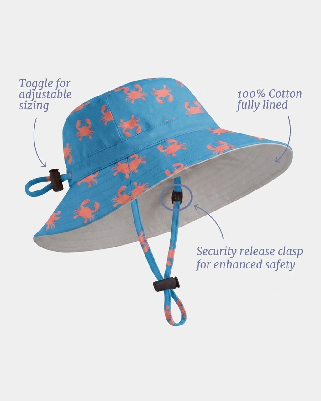 Sunhat Tide Mud Crabs UPF 50+ | Toshi