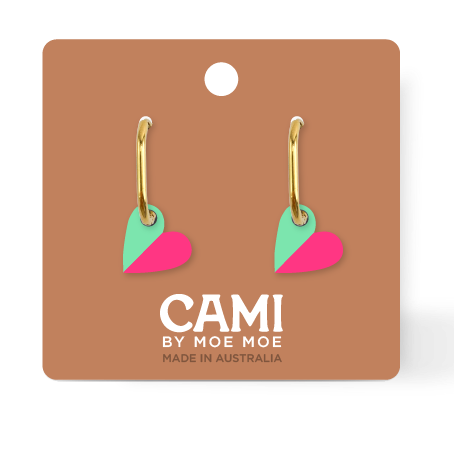 CAMI : Vovo Heart Bold Pink/Mint