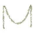 Ruffle Gingham Garland | Green/White