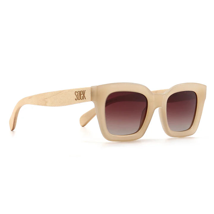 SOEK Sunglasses | Zahra Nude