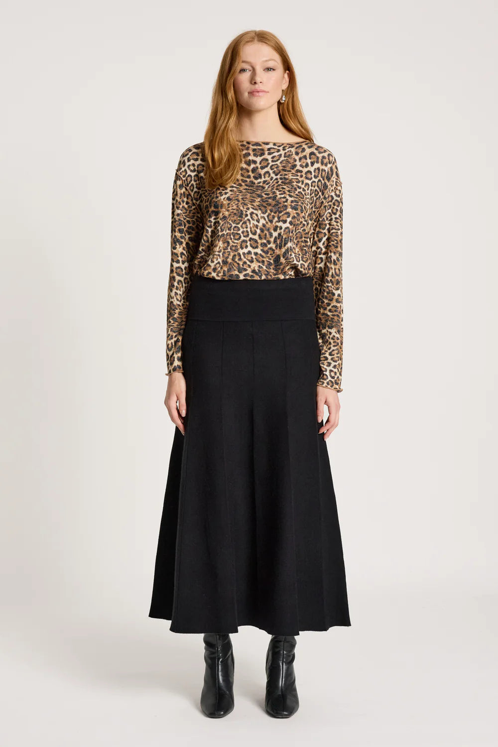 Zala Knit Skirt - Black