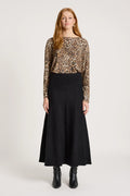 Zala Knit Skirt - Black
