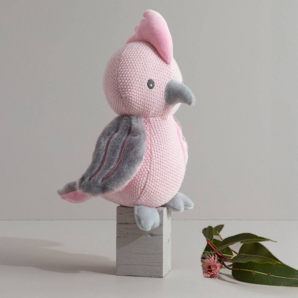 Gary the Galah - Knitted Toy