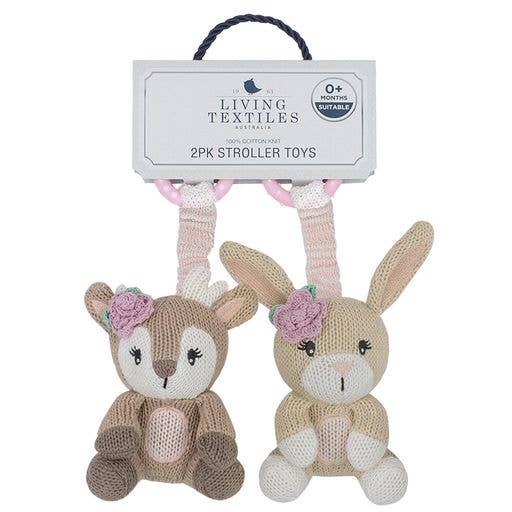 Stroller Toys | Fawn & Bunny - 2 Pack