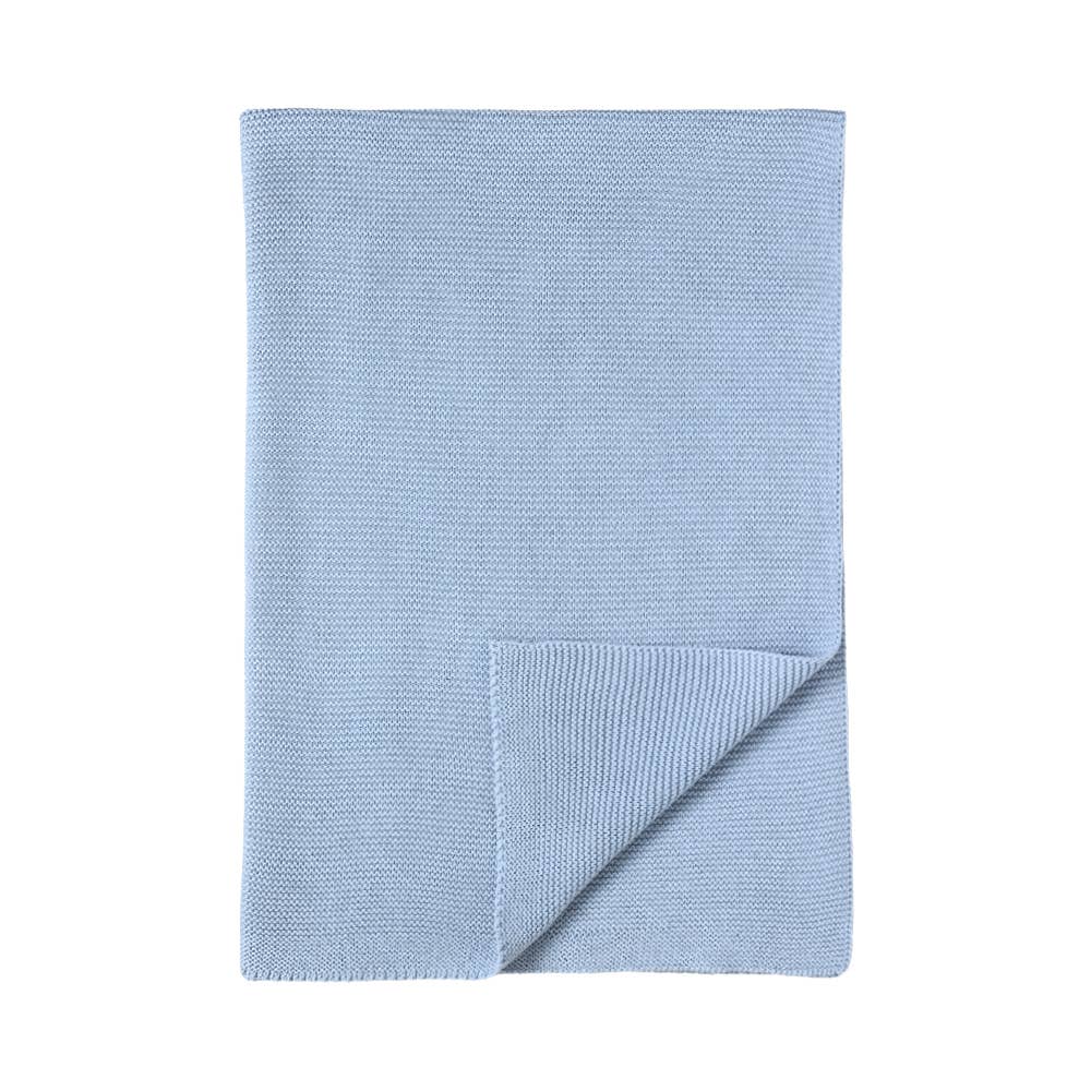Pram Knitted Blanket | Celestial Blue
