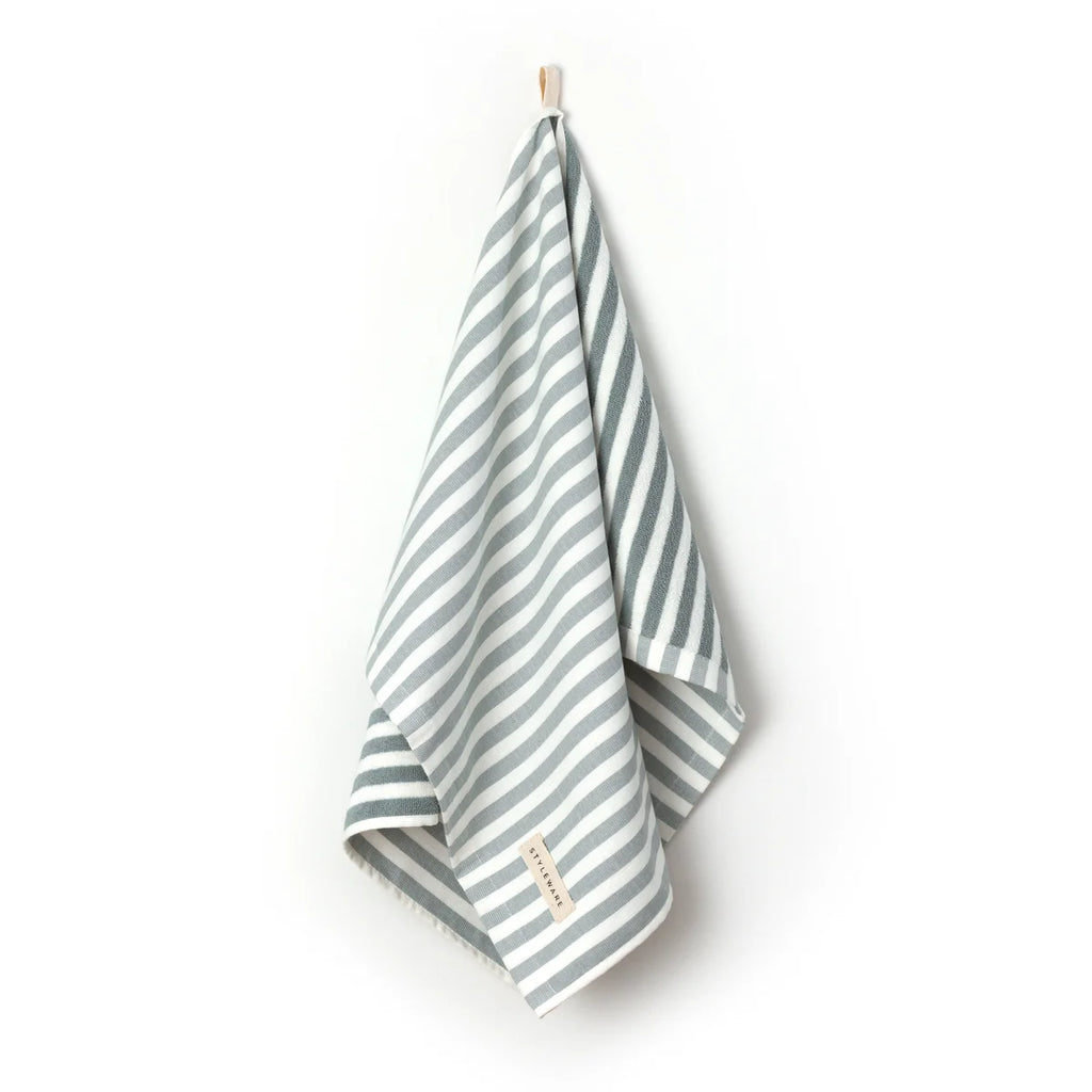 Styleware Between The Lines Tea Towel | Matcha