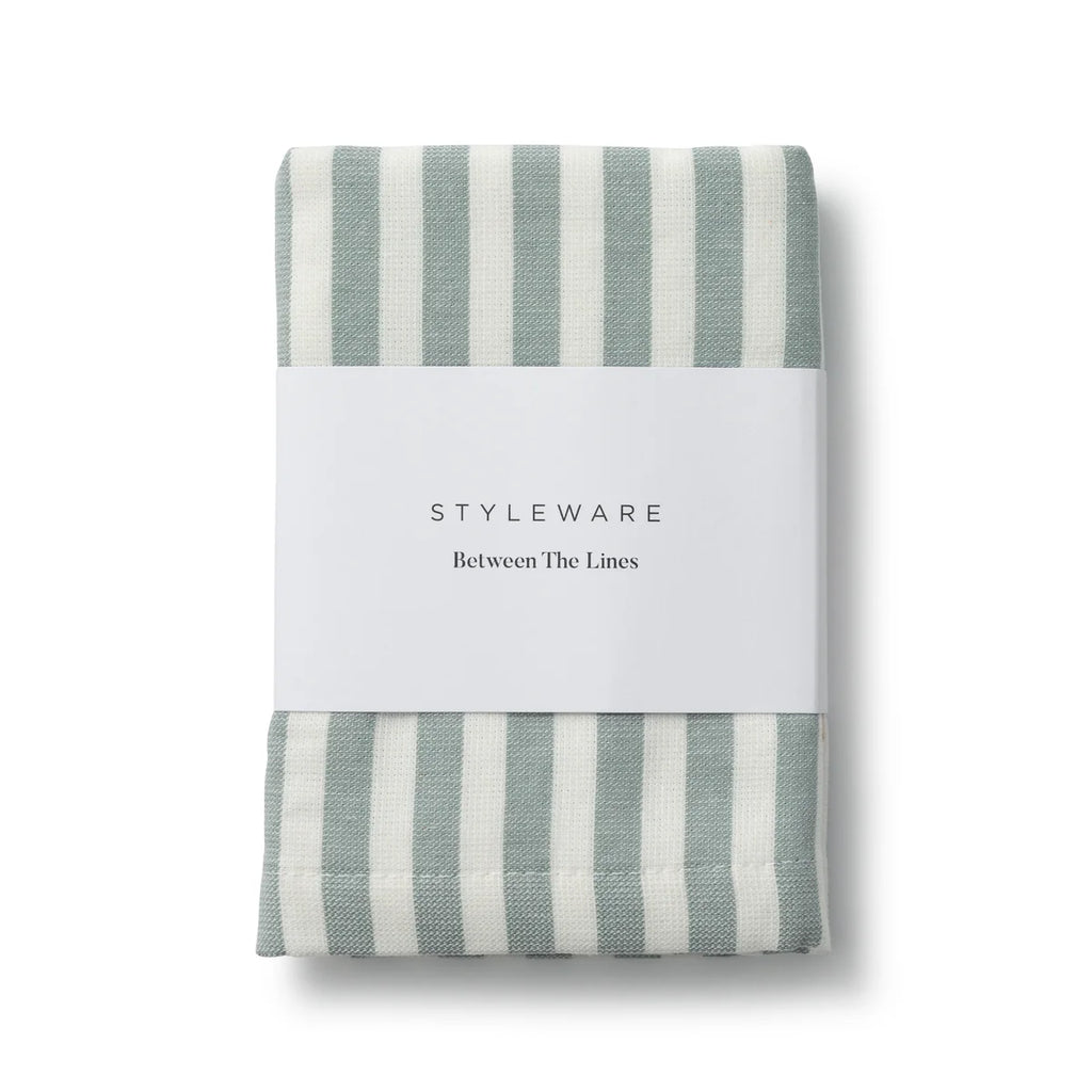 Styleware Between The Lines Tea Towel | Matcha