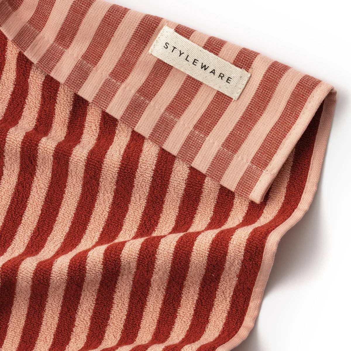 Styleware Between The Lines Tea Towel | Red Velvet