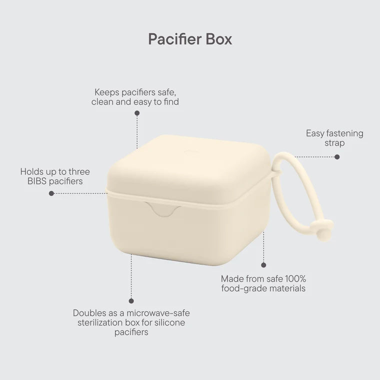BIBS Pacifier Box | Ivory