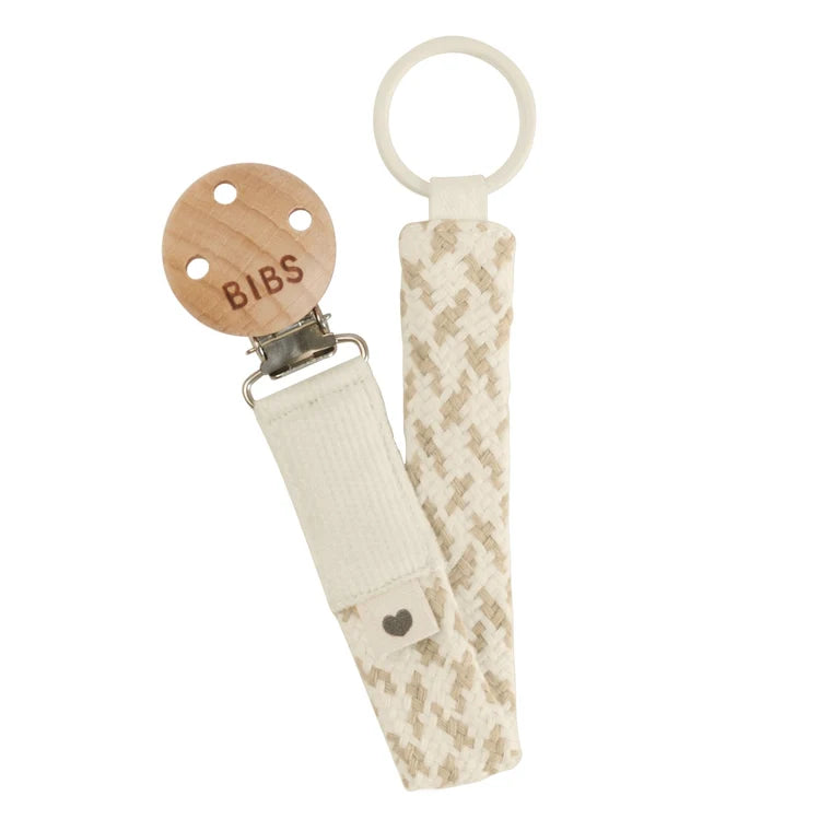 BIBS Pacifier clip | Ivory/Vanilla