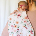 Snuggle Hunny Birds & Blooms Organic Cotton Burp Cloth