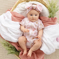 Snuggle Hunny Boots & Bows Organic Snuggle Shortie