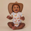 Snuggle Hunny Cowboys Short Sleeve Organic Bodysuit