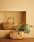 Forest Green Suede Handle Harvest Basket - Large | Robert Gordon