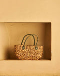 Forest Green Suede Handle Harvest Basket - Small | Robert Gordon