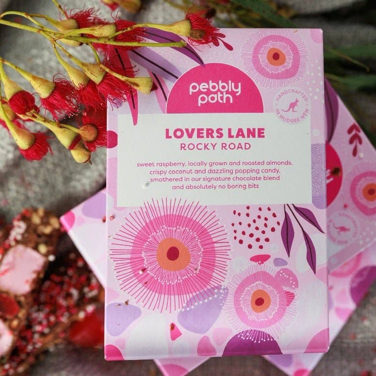 Lovers Lane Rocky Road: 100 grams