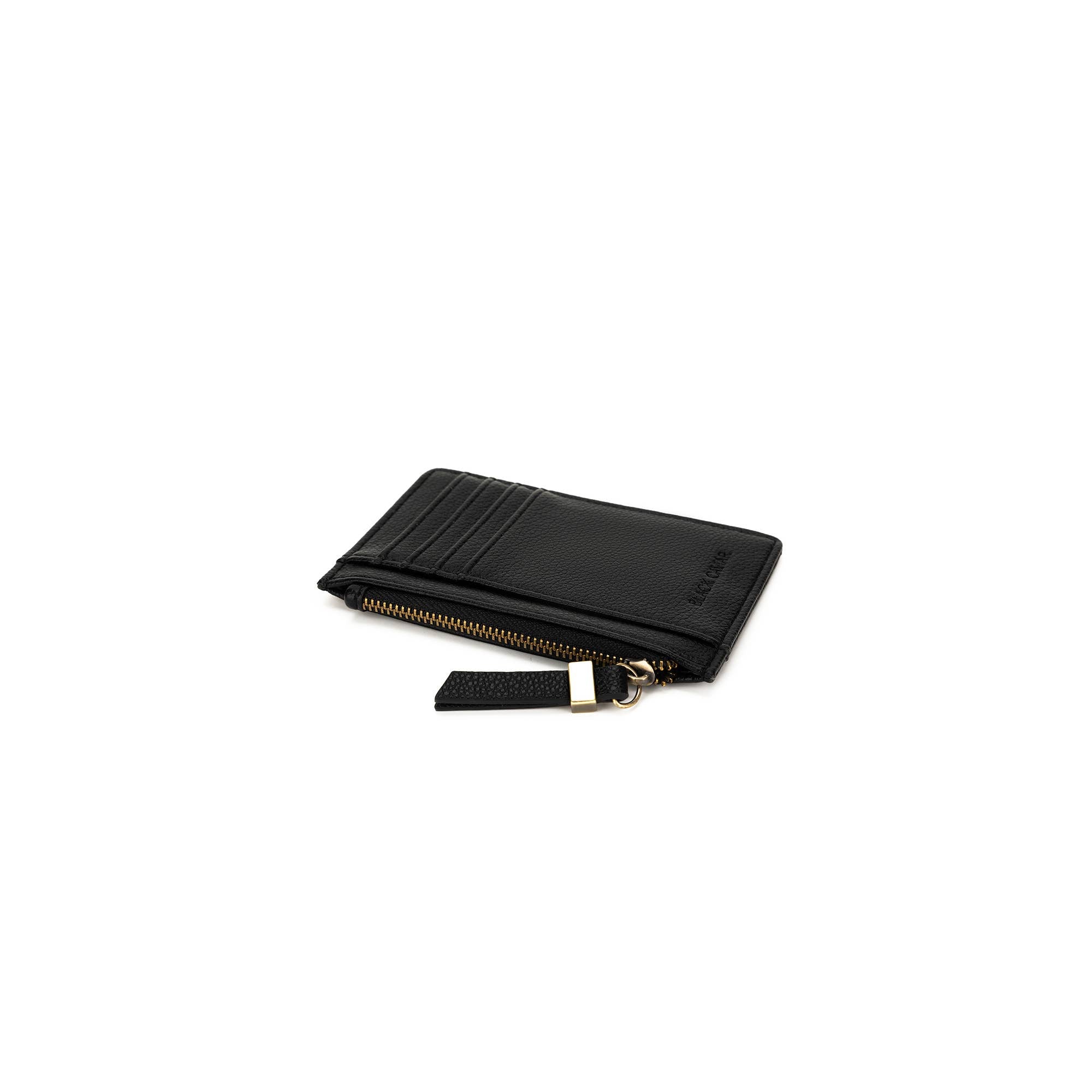 Ines Black Card Holder/Coin Purse