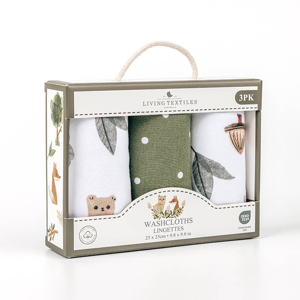 Washcloths | Forest Retreat - 3 pack