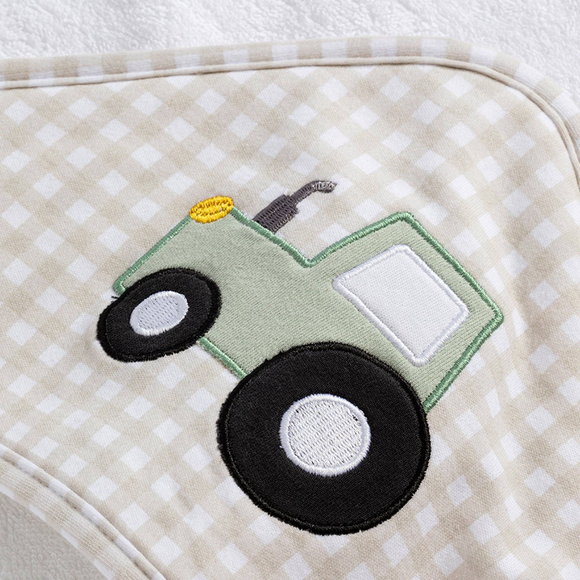 Hooded Towel | Tractor Ride