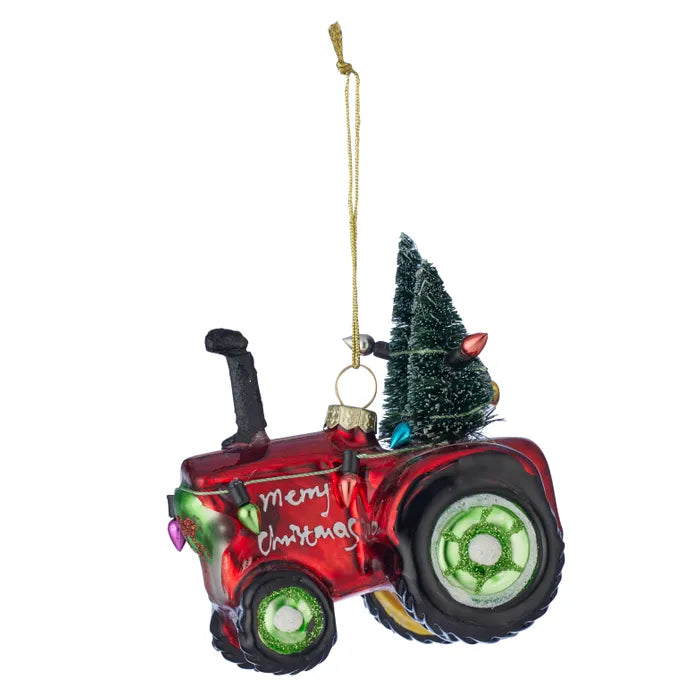 Tractor Hanging Ornament