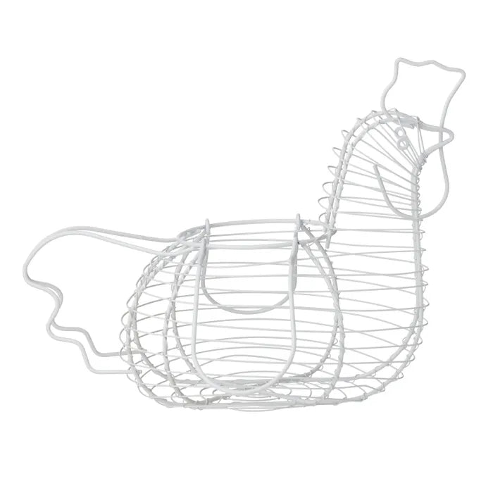 Ivory Chook Metal Basket