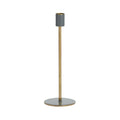 Etta Metal Candleholder | Slate Gold