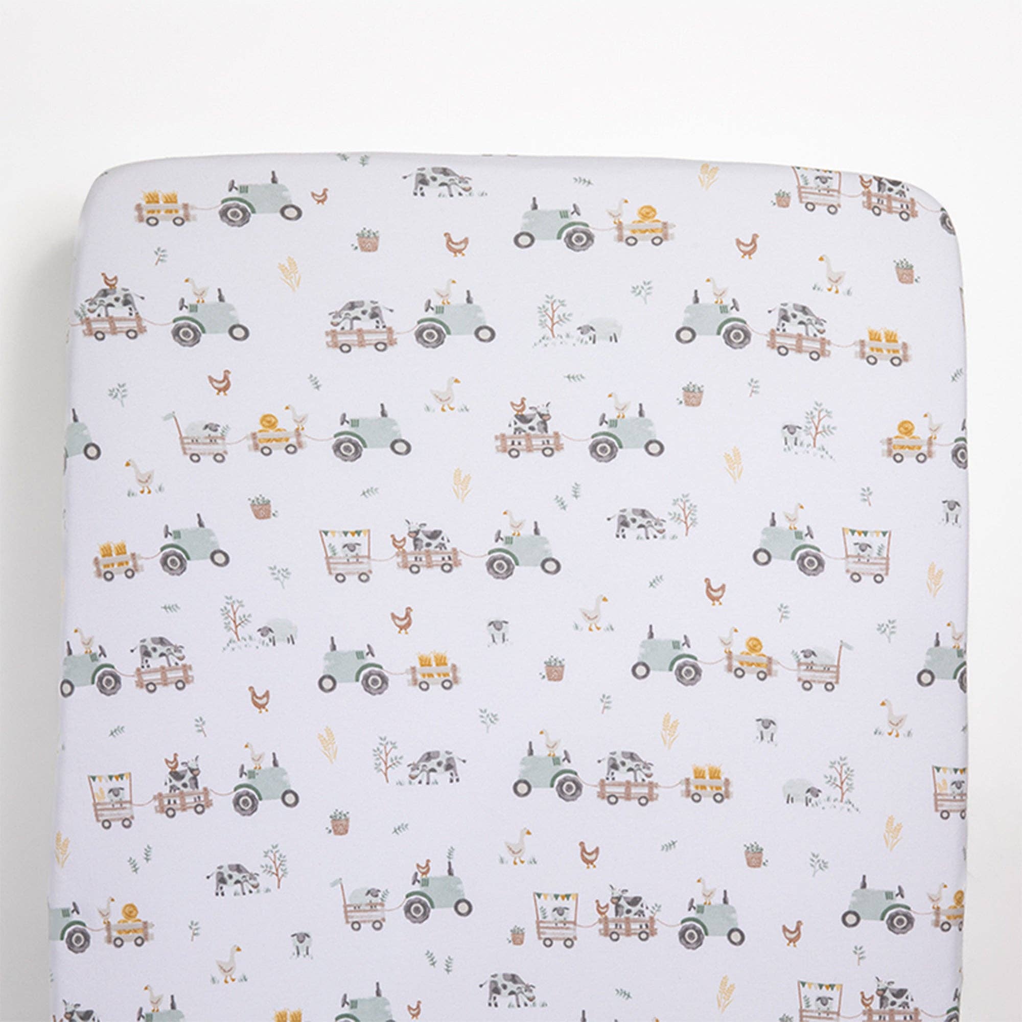 Cot Fitted Sheets | Tractor Ride - 2 pack