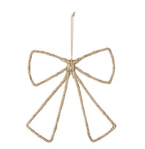 Glitter Bow Ornament