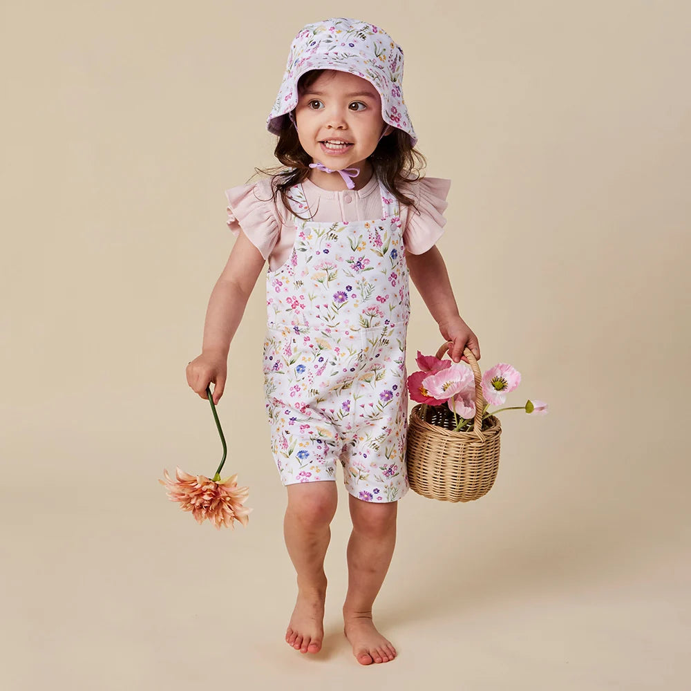 Snuggle Hunny Gracie Organic Snuggle Overall Shorts