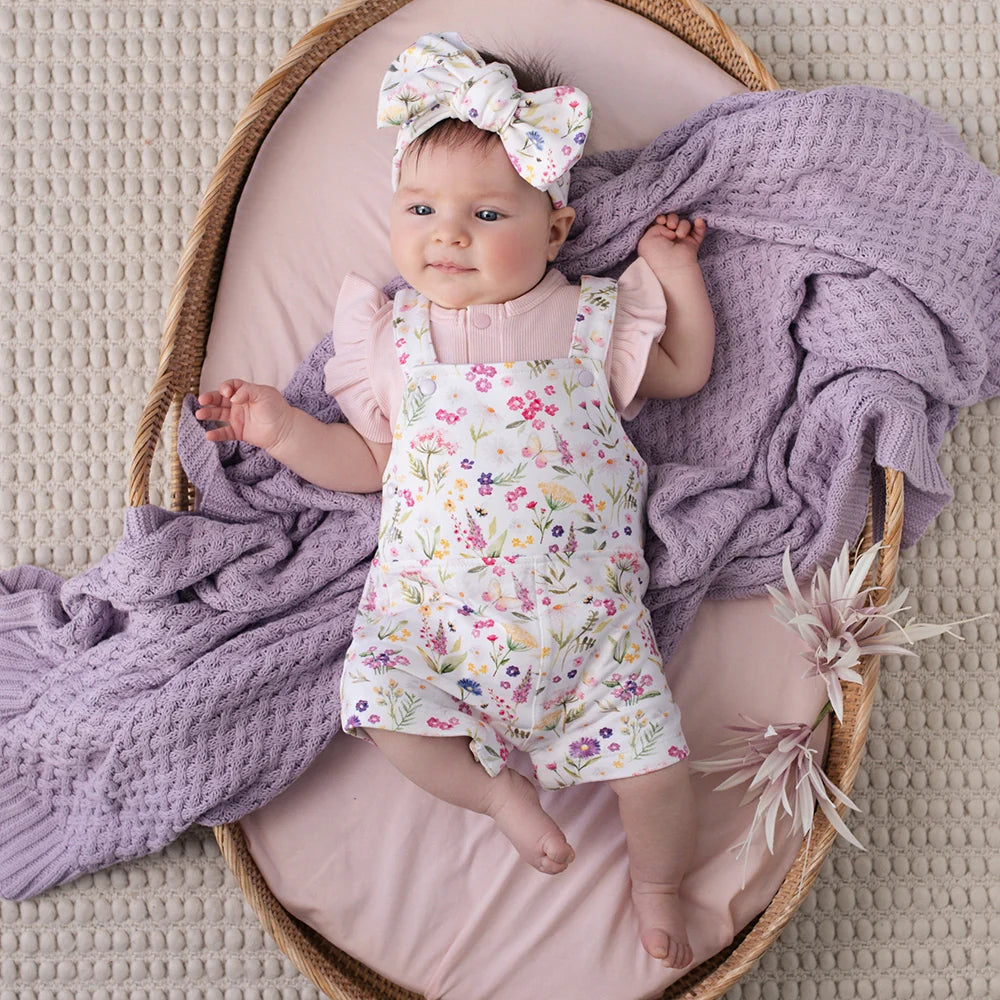 Snuggle Hunny Gracie Organic Snuggle Overall Shorts
