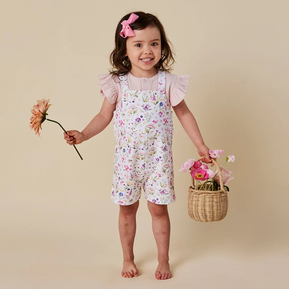 Snuggle Hunny Gracie Organic Snuggle Overall Shorts