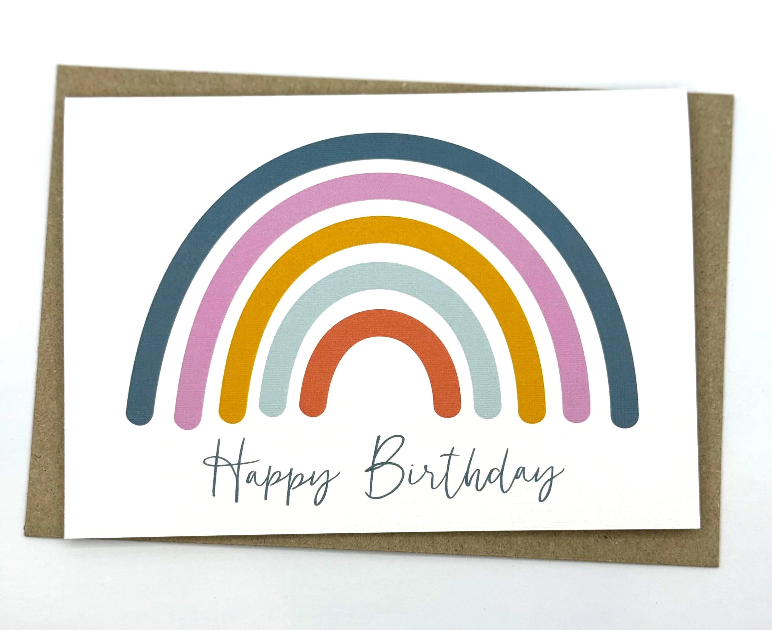 Rainbow Happy Birthday Card
