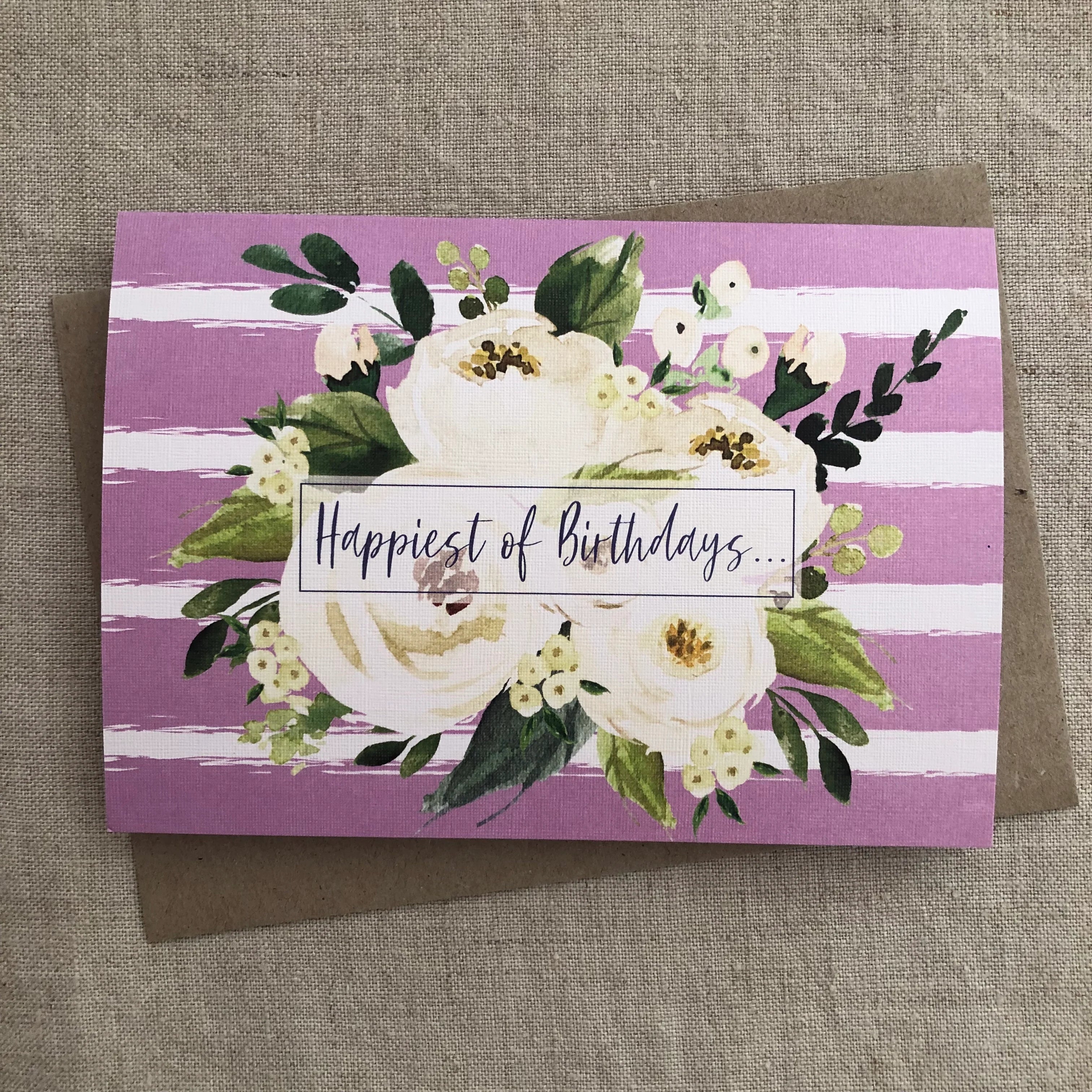 Happiest of Birthdays Card
