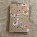Llama Birthday Card