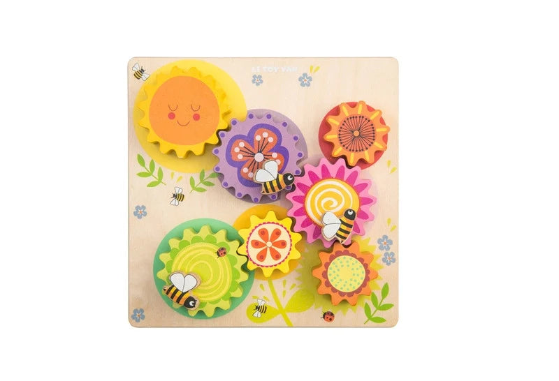 Gears & Cogs Busy Bee Learning Puzzle | Le Toy Van