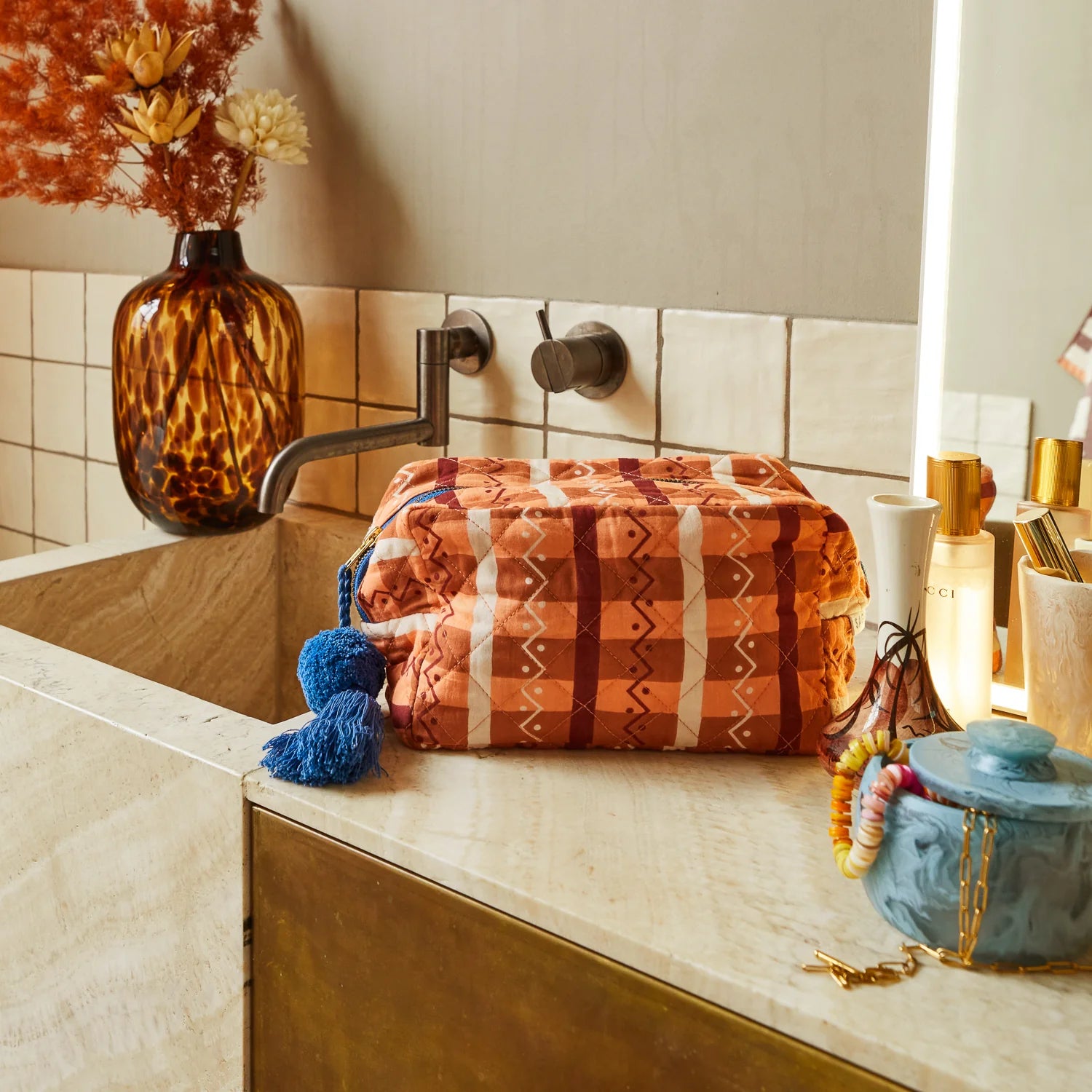 Sage x Clare Rikita Beauty Bag