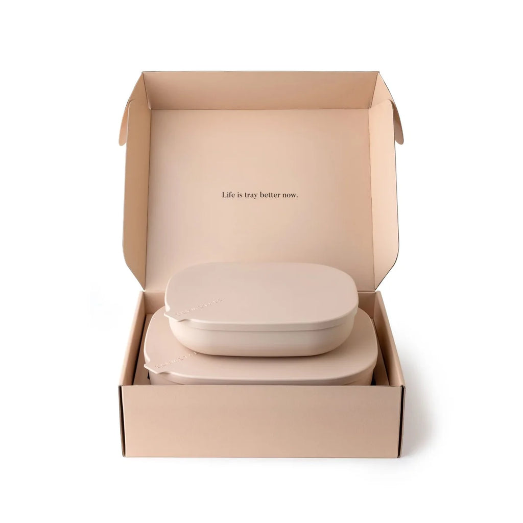 NEW Styleware Nesting Tray | 2 Piece Set Biscotti