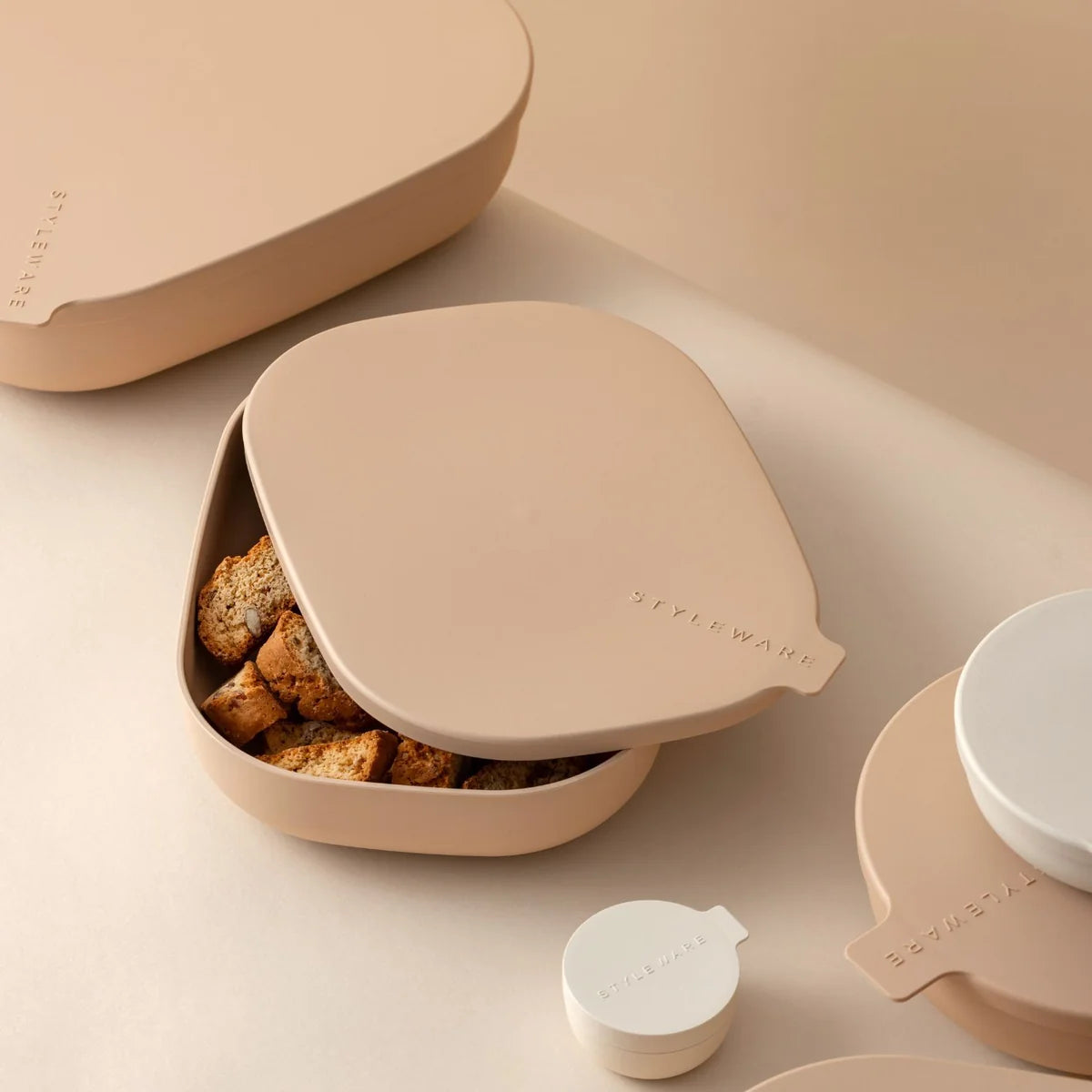NEW Styleware Nesting Tray | 2 Piece Set Biscotti