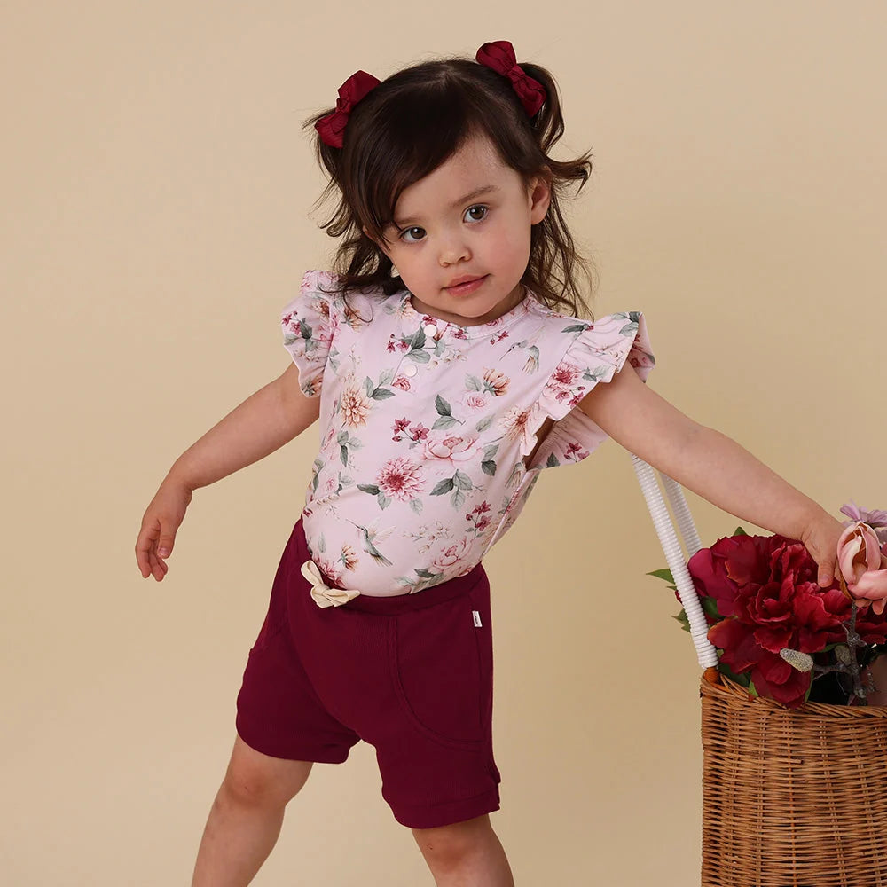 Snuggle Hunny Raspberry Organic Shorts