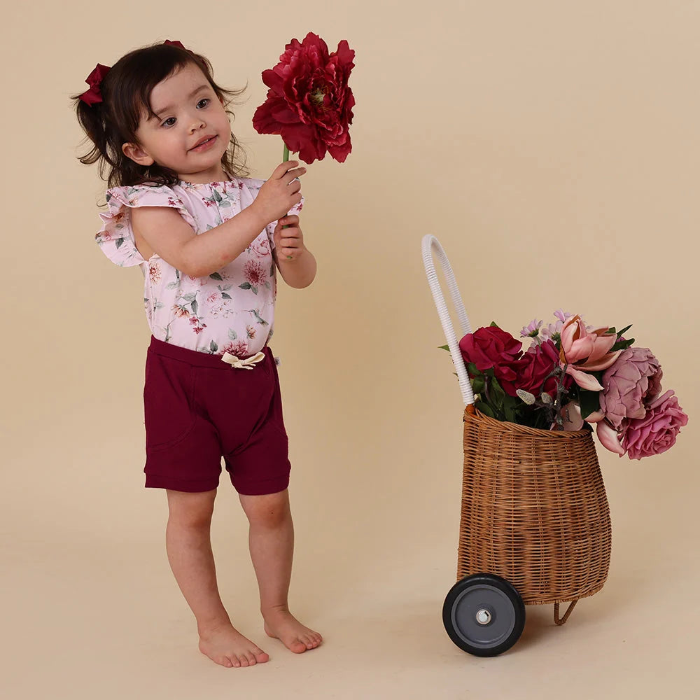 Snuggle Hunny Raspberry Organic Shorts