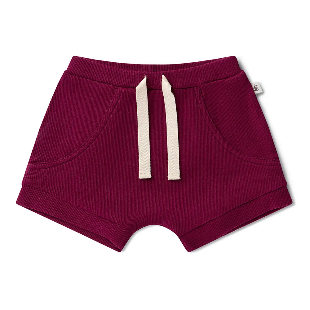 Snuggle Hunny Raspberry Organic Shorts