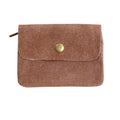 Suede Coin Purse | Taupe