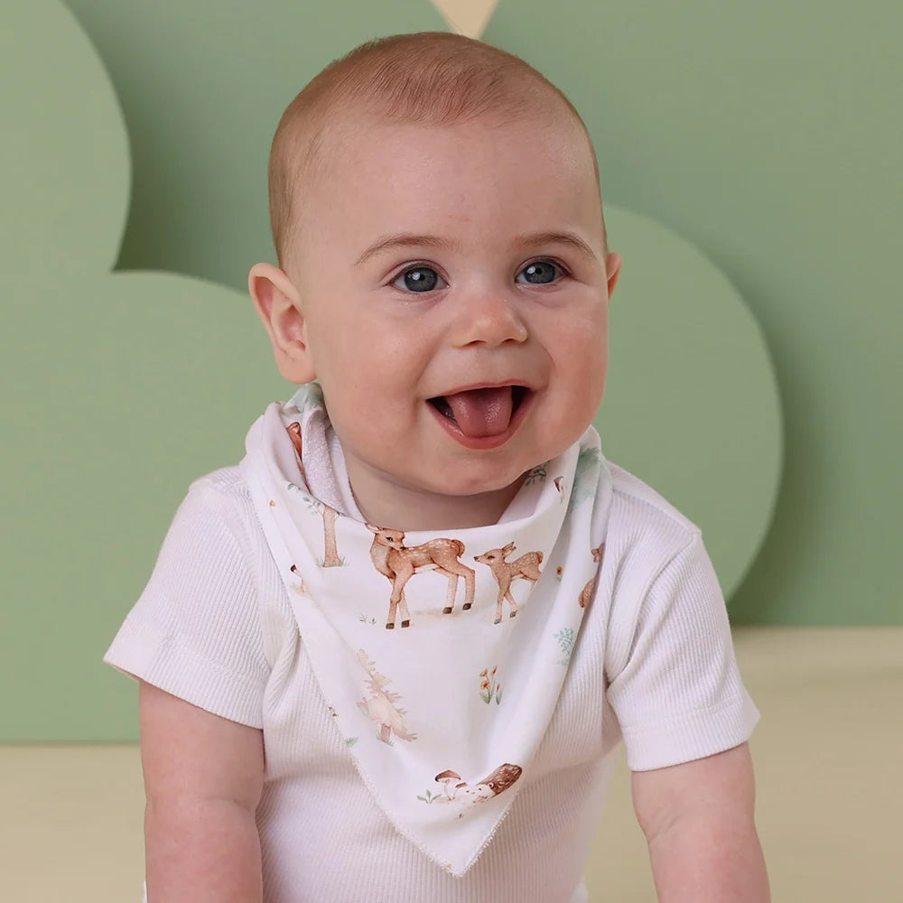 Snuggle Hunny Woodland Tales Organic Dribble Bib